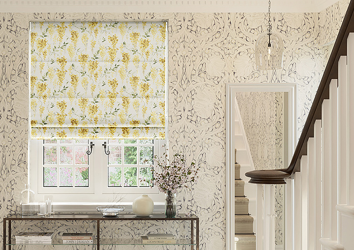 Wisteria Silk, Summer - Motorised Roman Blind - Image 3